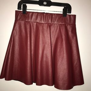Red Skater Skirt